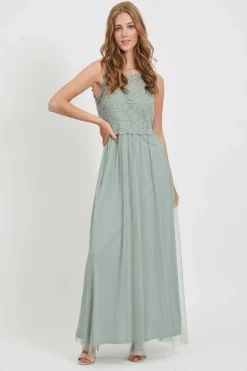 Vestido Comprido Saia Tule