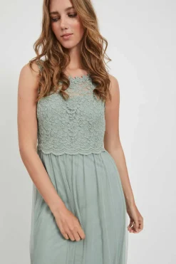 Vestido Comprido Saia Tule