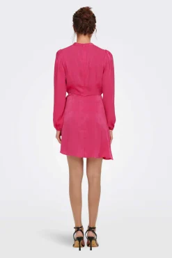 Vestido Curto Acetinado