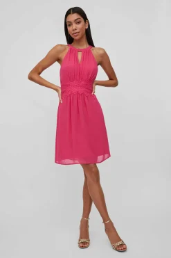 Vestido Curto Com Gola Halter