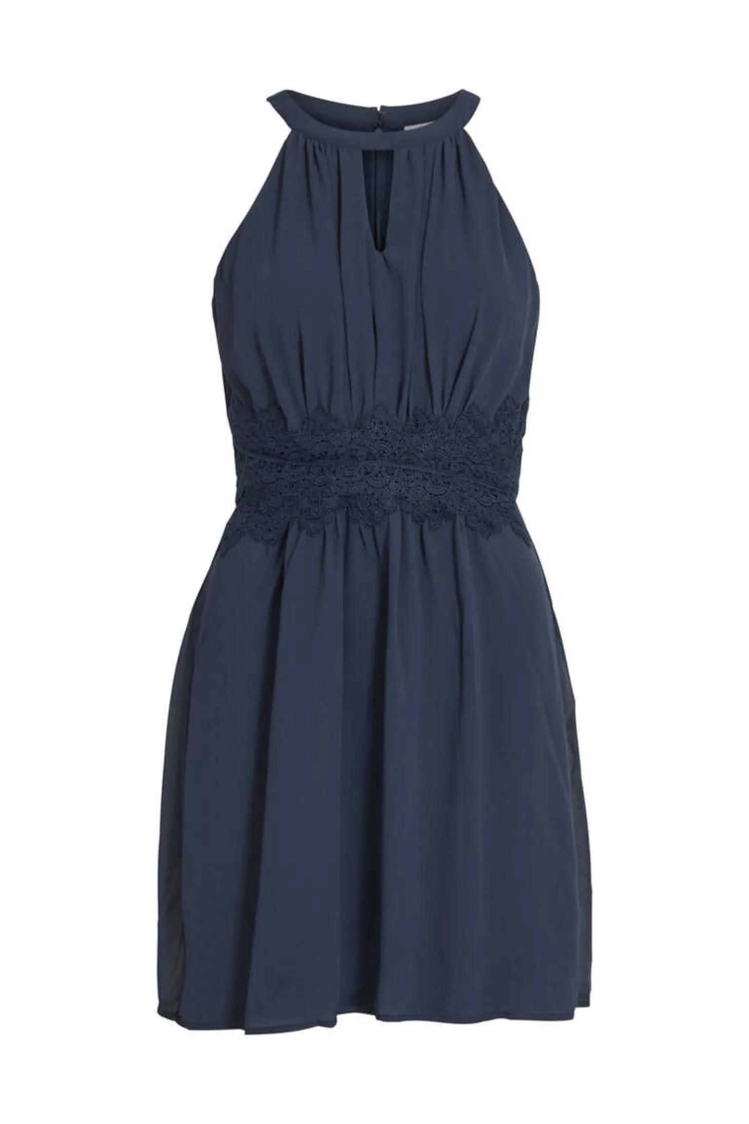 Vestido Curto Com Gola Halter