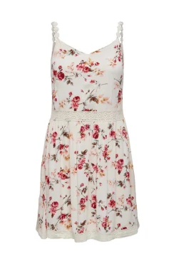 Vestido Curto Gola Em Bico