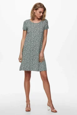 Vestido Curto Manga Curta