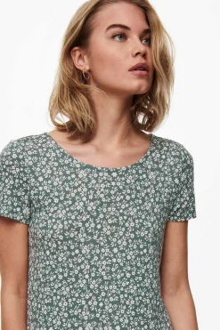 Vestido Curto Manga Curta