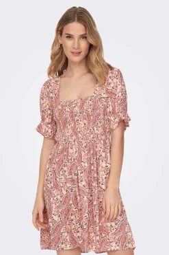 Vestido Curto Manga Curta