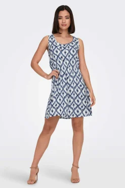 Vestido Curto Sem Mangas