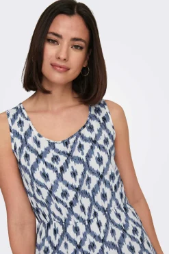 Vestido Curto Sem Mangas