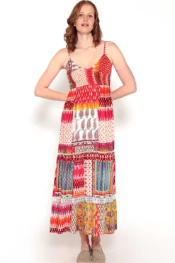 Vestido De Alcas Com Print