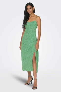 Vestido De Alcas Estampado