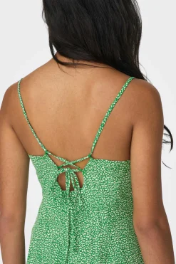 Vestido De Alcas Estampado