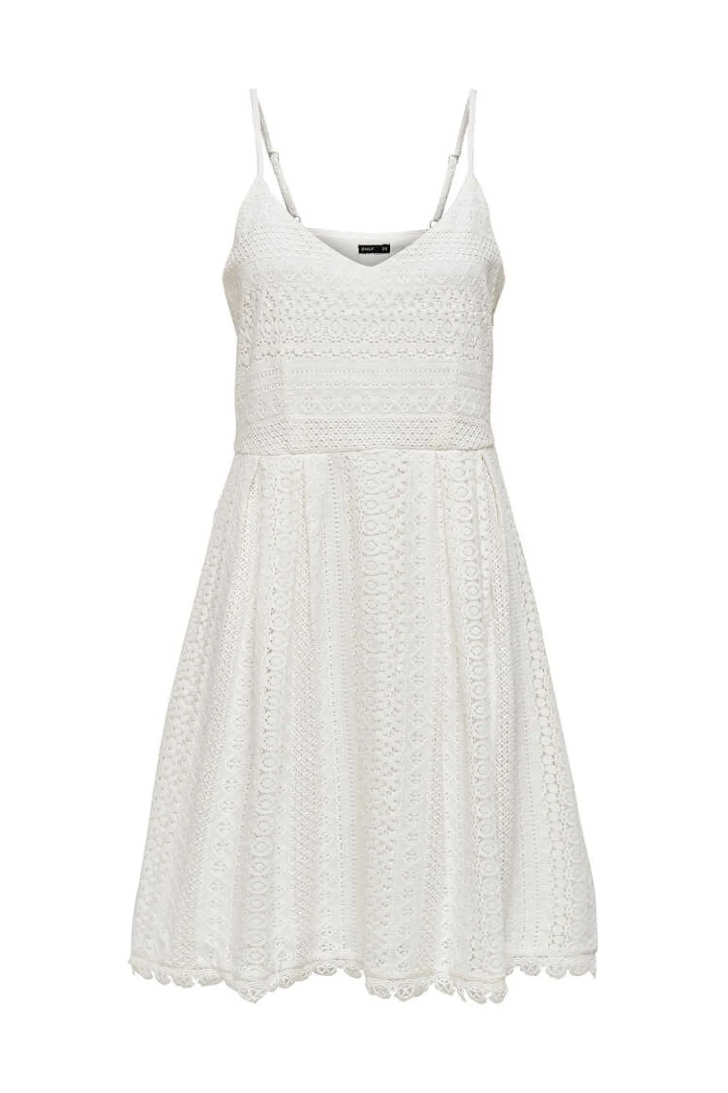 Vestido De Alcas Renda