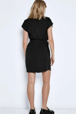 Vestido De Camisa Curta Lyocell