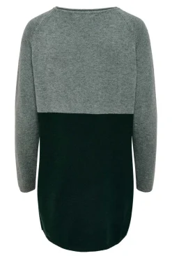 Vestido De Malha Cor Block