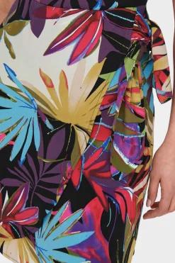 Vestido Detalhe Laco Com Linho