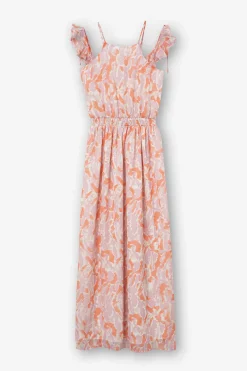 Vestido Estampado De Manga Cava