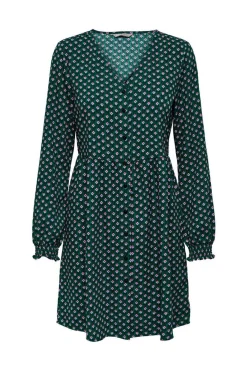 Vestido Manga Comprida Cut Out