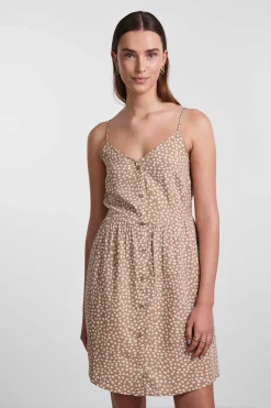 Vestido Midi De Alcas.