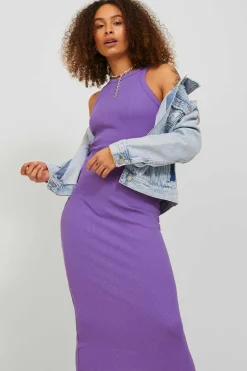 Vestido Midi De Alcas