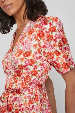 Vestido Midi De Manga Curta