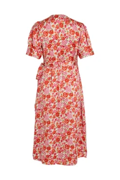 Vestido Midi De Manga Curta