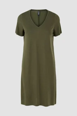 Vestido Midi De Tencel