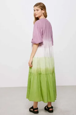 Vestido Midi Dip Dye