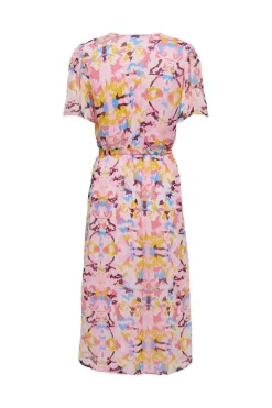 Vestido Midi Manga Curta