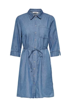 Vestido Tencel Meia Manga