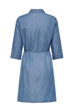 Vestido Tencel Meia Manga