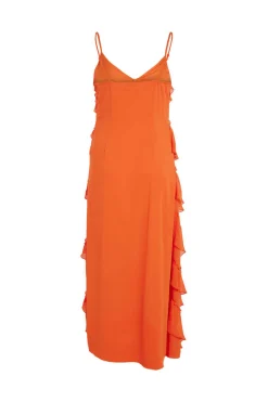 Vestidos Compridos Folhos