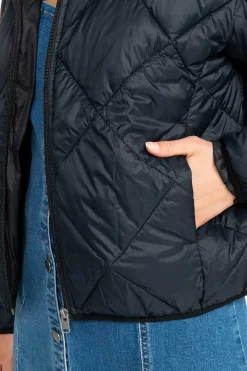 Wind Swept - Casaco Acolchoado Leve Comprimivel Para Mulher